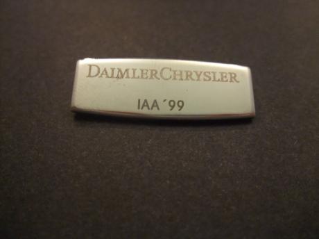 Daimler AG, voorheen DaimlerChrysler AG IAA autotentoonstelling  1999